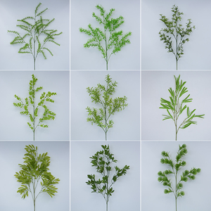 Nouvelle Branche de Plante Artificielle Verte en Plastique, Décoration de Nouvel An, Style Nordique, Faux Asperge et <span class=keywords><strong>Romarin</strong></span> Artificiels - Product Image 2