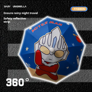 Paraguas Personalizado con Logotipo de Marca, Automático, Reflectante, Bonito e Impermeable para Niños, Paraguas para Lluvia y Sol, Regalos Empresariales - Product Image 4