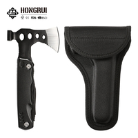Hongrui Extérieur Lame En Acier Inoxydable Pince Marteau Camping En Plein Air Survie Multi Outil Axes