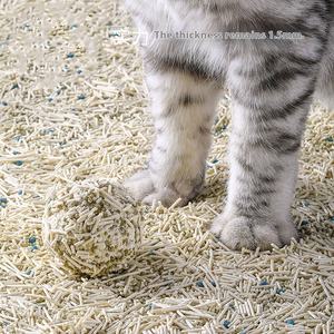 Umwelt freundliche Arena Para Gato De Tofu Natürliche staubfreie Premium OEM Tofu Katzen sand verklumpen Spülbare Masse 5L Tofu Katzenstreu - Product Image 4