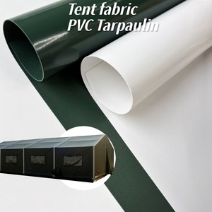 Bâche d'extérieur imperméable de haute qualité en rouleau, 650 g/m², enduite de PVC, durable, en PVC laminé 1000D pour tente extérieure - Product Image 1