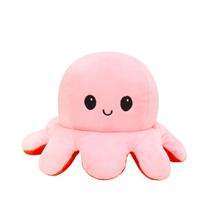 Peluche de Pulpo Reversible Personalizado, Almohada de Pulpo de Doble Cara que Cambia de Expresión, Regalo para Niños, Muñeco de Pulpo que Cambia de Cara - Product Image 4
