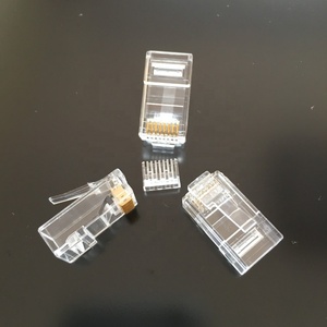 หัวต่อ RJ45 แบบ UTP 8P8C ตัวผู้ Cat6 พร้อมแถบโหลด 4 ขึ้น 4 ลง - Product Image 1