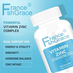 Complément alimentaire au zinc personnalisé, 60 capsules pour soutenir le système immunitaire, extraits de zinc de qualité supérieure en capsules - Product Image 2