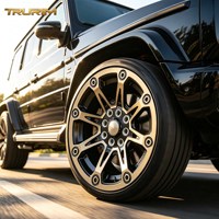 Trurim Maßgefertigte Geschmiedete Beadlock-Style Räder 17-20 Zoll 5x127 für Jeep Wrangler JL Rubicon 392 V8 71,5mm M14x1,5 ET44 Felgen