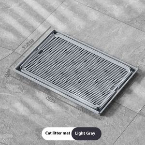 Hot Sale High quality Connectable Cat Litter Mat Anti Scatter Tray Large Size Double Layer Sand Control Mat - Product Image 6