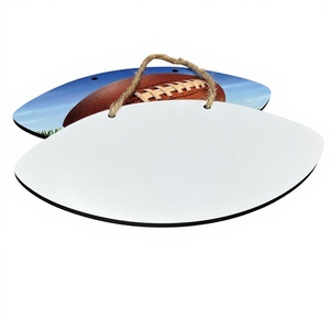 <span class=keywords><strong>Plaque</strong></span> MDF de sublimation football 10"x6" MDFSUB, blanc brillant, imprimable par sublimation, pour panneau mural en <span class=keywords><strong>bois</strong></span>, cadeaux sportifs personnalisés - Product Image 1