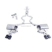 Système d'échappement sportif Catback Valvetronic avec silencieux, compatible avec Land Rover Range Rover 5.0L V8 L405 SUS304 2013-2019