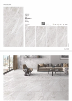Azulejos de Porcelana de 800x1600mm con Diseño de Ladrillo Refractario para Pisos y Paredes, Ideales para Exteriores, Baños, Vestíbulos, Villas y Supermercados