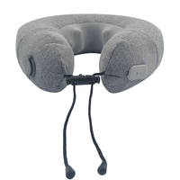 Oreiller de massage cervical gonflable ergonomique en forme de U FSPG, dispositif de soutien cervical confortable pour les voyages, soulagement de la douleur au cou