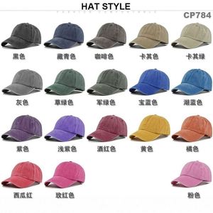 หมวกเบสบอลปักโลโก้แบบกำหนดเองราคาถูกสำหรับผู้ชาย หมวกทรงแด๊ดซอฟต์สไตล์วินเทจ หมวกเบสบอลแบบเรียบล้างสี - Product Image 2