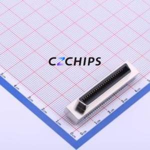 XHLJQ-00025 Hard Drive Connector (SAS/SATA/M.2) SMD Connector SCSI Female 50P Vertical Mount - Product Image 1