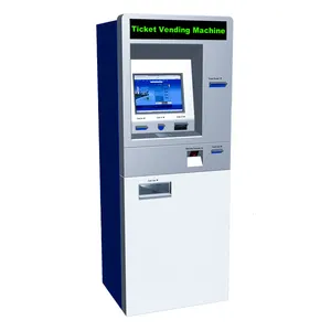 KMY Free-standing tipo Átrio Dinheiro/bill acceptor/dispensador de TVM Máquina de Venda Automática de Bilhetes/Quiosque