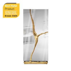 Meuble de bar de luxe, vitrine, meuble de rangement haut de gamme, armoire d'appoint en laiton sur mesure, villa, hall d'hôtel, salle à manger - Product Image 1