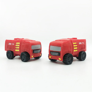 New Arrival Creative Sand-Filled Fire Truck Soft Slow Rebound Stretch and <b>Squeeze</b> Stress Relief Squishy Toy for Kids Boys Girls - Product Image 1