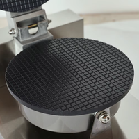 Machine à gaufres et à crêpes automatique en acier inoxydable pour usage domestique et professionnel, moteur 220V, état neuf