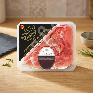 Jamón de Cerdo Italiano Principe Parma Di San Daniele DOP, Hecho en Italia, Cortado en Rodajas, Curado en Seco, Duración de 60 Días - Product Image 4