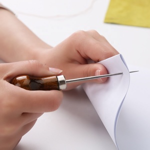 Hot Bán Bầu Gỗ Đầu Awl Để Làm Lỗ Leathercraft Awl <span class=keywords><strong>Tool</strong></span> - Product Image 3