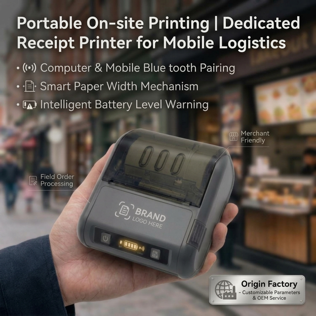 80mm Sticker Mobile Thermal Portable Wireless Pos Impresora Portatil Invoice Receipt barcode Imprimante Label small Mini Printer