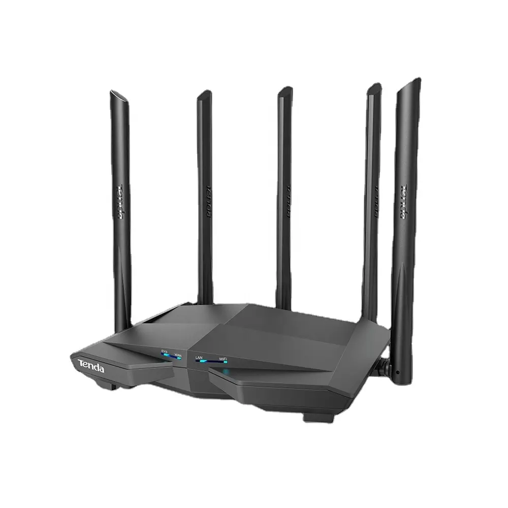 Router hitam putih dengan kamera mini dan kamera jam pemantik