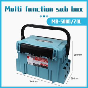 Boîte à outils de pêche Tackle Case Boîte de rangement de pêche Fabricant OEM Multi-fonction <span class=keywords><strong>Plastique</strong></span> NOUVEAU 20L 28L 2 Pièces 6 Couleurs 20L/28L - Product Image 3