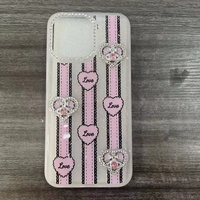 Coque de téléphone Love Design en TPU scintillant pour iPhone 18 17 16 15 14 13, coque arrière brillante pour Xiaomi CIVI CIVI4PRO CIVI5PRO K30 Redmi 17