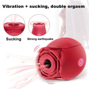 Großhandel Benutzerdefiniertes Logo Rosen-<span class=keywords><strong>Vibrator</strong></span> für Frauen Erotikspielzeug mit Saugfunktion Sexspielzeug für Frauen - Product Image 3