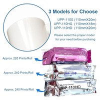 Rollo de Papel Térmico para Ultrasonido de Alta Definición Upp 110s, Venta al por Mayor de Fábrica, para Hospitales, Mujeres Embarazadas, Papel para Ecografía