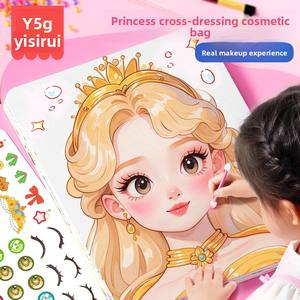 Kit per il trucco di carta da principessa giocattoli per bambini con pasta creativa per bambini regali di compleanno per bambine di 8-12 anni - Product Image 2