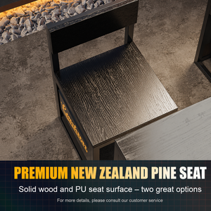 Juego de Mesa de Comedor Compacto de Metal Resistente de Diseño Comercial, Muebles Ahorradores de Espacio para Uso en Interiores de Hoteles, Cafés y Restaurantes - Product Image 3