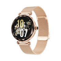 Reloj Inteligente para Mujer con Asistente de Voz IA, Pantalla Táctil, Respuesta de Llamadas, Compatibilidad con Música, Aplicación IOS, Reloj Inteligente de Acero Inoxidable para Mujer con Calendario