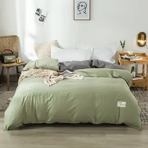 Parure de lit en Satin de coton égyptien à rayures, ensemble de literie de luxe pour hôtel de dubaï, housse de couette 100% coton, vente en gros