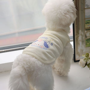 Chaleco con estampado de dibujos animados para mascotas, ropa transpirable para gatos y perros, ropa de verano de Color caramelo, estilo sencillo, ZYKBX03 - Product Image 4