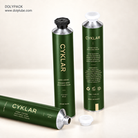Tube en aluminium vide personnalisé de 15 ml, 20 ml, 30 ml, 50 ml, 75 ml, 180 ml pour la coloration des cheveux, la crème pour les mains et les produits professionnels de salon