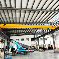 Grue de levage électrique suspendue au plafond fabriquée en usine avec 2 câbles, capacité de 30 tonnes, grue à pont motorisée de 15 tonnes, 18 m