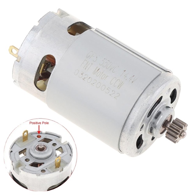 Smart Electronics RS550 9Teeth Drill Motor 12V/16.8V/18V/21V for All Original Model Cordless Drills