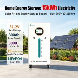 51.2V 300AH 314AH Home Energy Storage <b>Standing</b> Movable Battery Touchscreen Solar Battery15KWH 16KWH Lithium Battery - Product Image 1