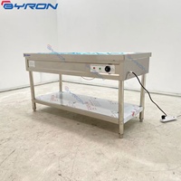 Edelstahl Bain-Marie - Elektrischer Speisenwärmer - 5-Behälter Kommerzieller Buffet-Dampfserver Catering Heißsuppen-Station
