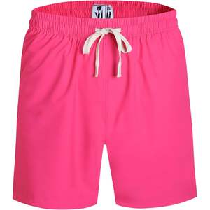 Pullonsy hommes été maillot de bain séchage rapide Board Shorts avec poches zippées Polyester Nylon Spandex plage maillots de bain maillots de bain - Product Image 2