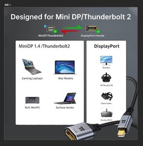 Adaptador Bidireccional <span class=keywords><strong>Mini</strong></span> 8K60Hz de la Marca Biaze, de USB-C a HDMI 1.4, Macho a Hembra, para Computadoras Portátiles de Juegos - Product Image 4