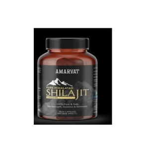 Amarvat Natural <b>Shilajit</b> Capsules Premium <b>Himalayan</b> Mineral Formula for Everyday Vigor Energy Vitality Active Lifestyle Fitness - Product Image 2
