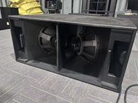 Système audio professionnel avec deux caissons de basses de 18 pouces, son professionnel pour événements intérieurs et extérieurs, basses de scène, OEM, vente en gros