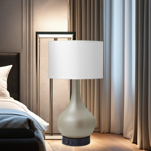 Lámpara de Pie/Pared/Mesa LED USB Moderna con Pantalla de Tela para Hotel, para Lectura y Relajación, Últimas Colecciones - Product Image 3