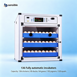 Incubadora de Huevos Sensible 136, Incubadora Automática de Aves de Corral con Pantalla Digital para Pollos, Patos y Codornices - Product Image 1