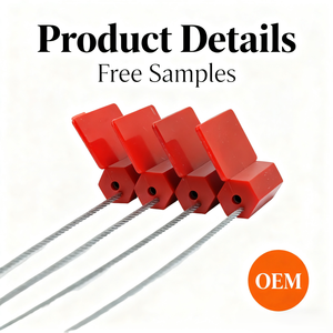 HS-CS3004 Hoge Veiligheid RFID Kabelzegel Beschrijfbaar RFID Draadzegel NFC HF RFID Kabelbinder <span class=keywords><strong>Tag</strong></span> Container Bolt Seal - Product Image 2