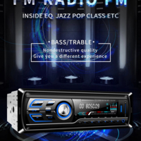 12V In-Dash TF/2USB/FM/BT/AUX/APP Contrôle USB Charge Rapide Radio MP3 APE FLAC