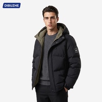 Blouson matelassé coupe-vent hiver 2026 pour homme, style décontracté workwear, épaules tombantes, 11 couleurs, à capuche, fermeture éclair, épais