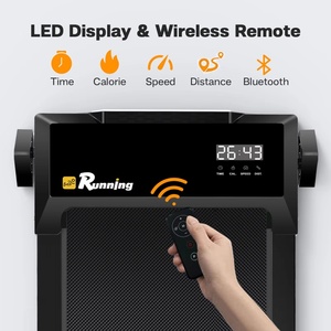 <span class=keywords><strong>2</strong></span> في 1 جهاز الجري تحت المكتب جهاز الجري الكهربائي القابل للطي للمشي للمكتب المنزلي مع جهاز التحكم عن بعد - Product Image 6