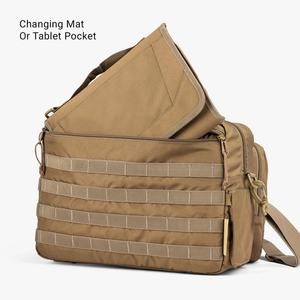 Sac à langer tactique de 4e génération pour pères, avec matelas à langer inclus, sangles pour poussette - Product Image 4