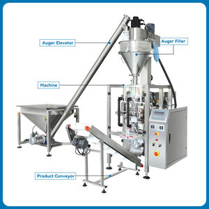 Remplissage en poudre Emballage vertical automatique 100g 200g 500g 1kg Machine d'emballage de sachets Machine d'emballage de poudre de cacao - Product Image 3